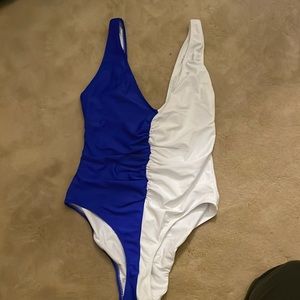 Solid and Striped one piece